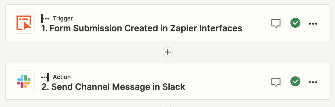 Screenshot of zap in zap editor