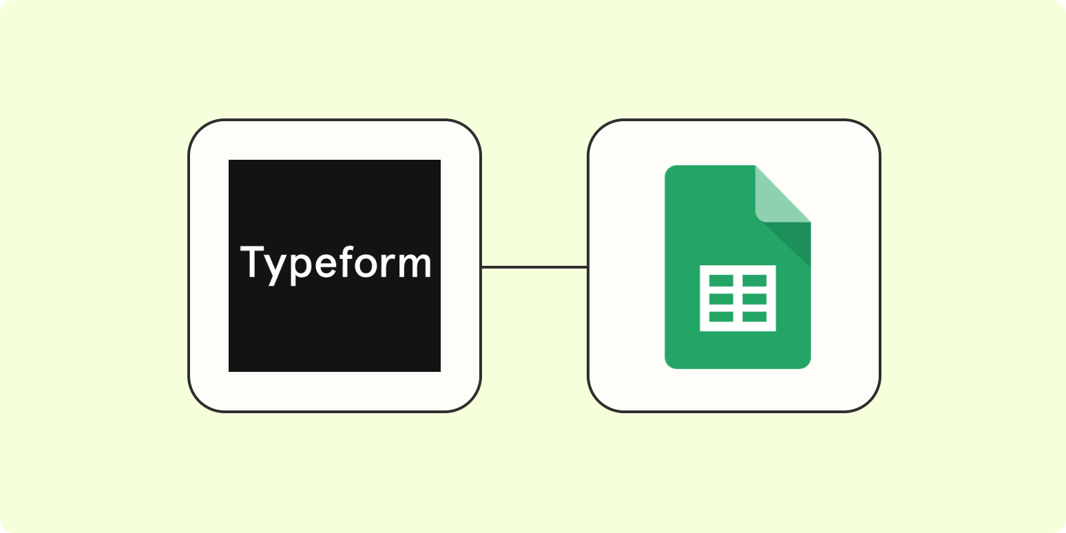 Connect Typeform to Google Sheets to easily read responses Zapier