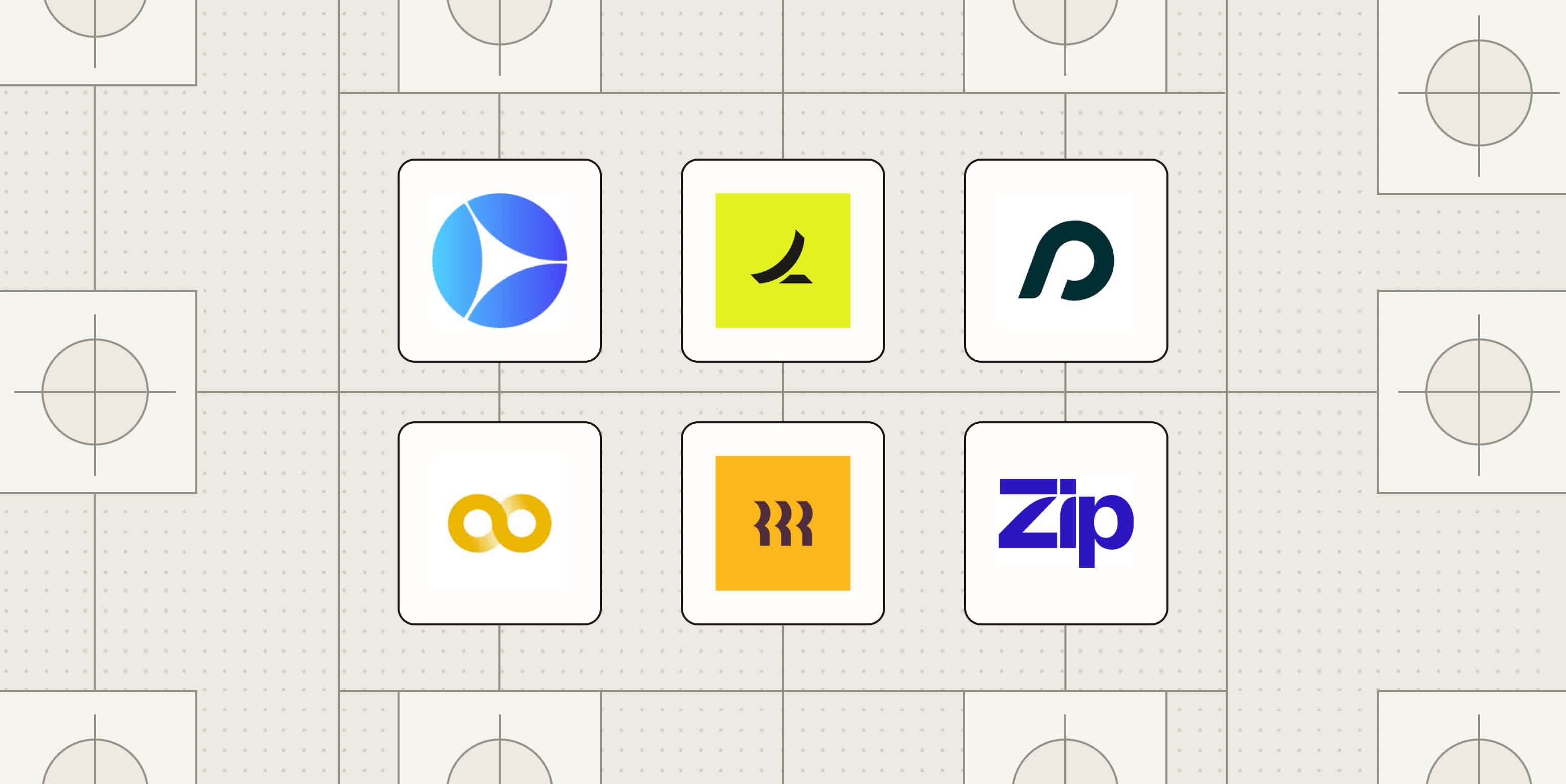 Hero image with the logos of the best procurement software