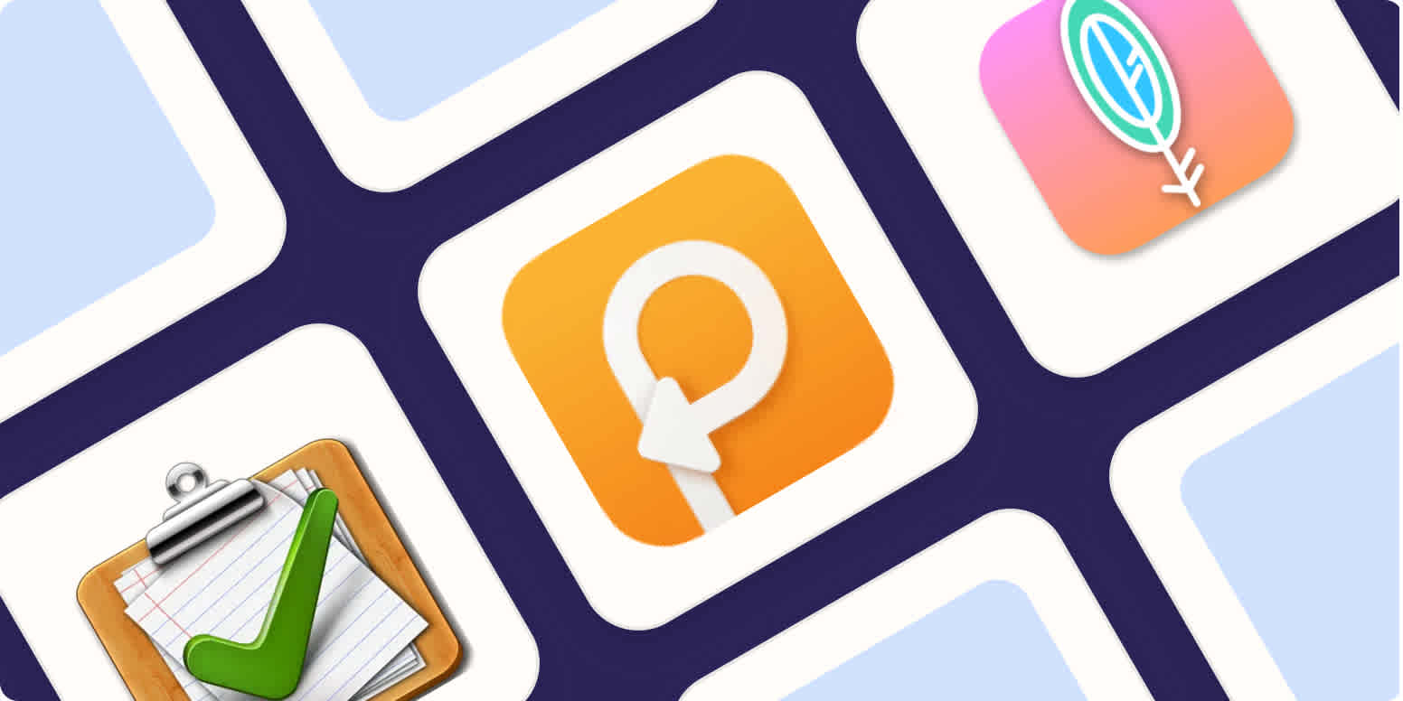 Hero image with the logos of the best clipboard managers