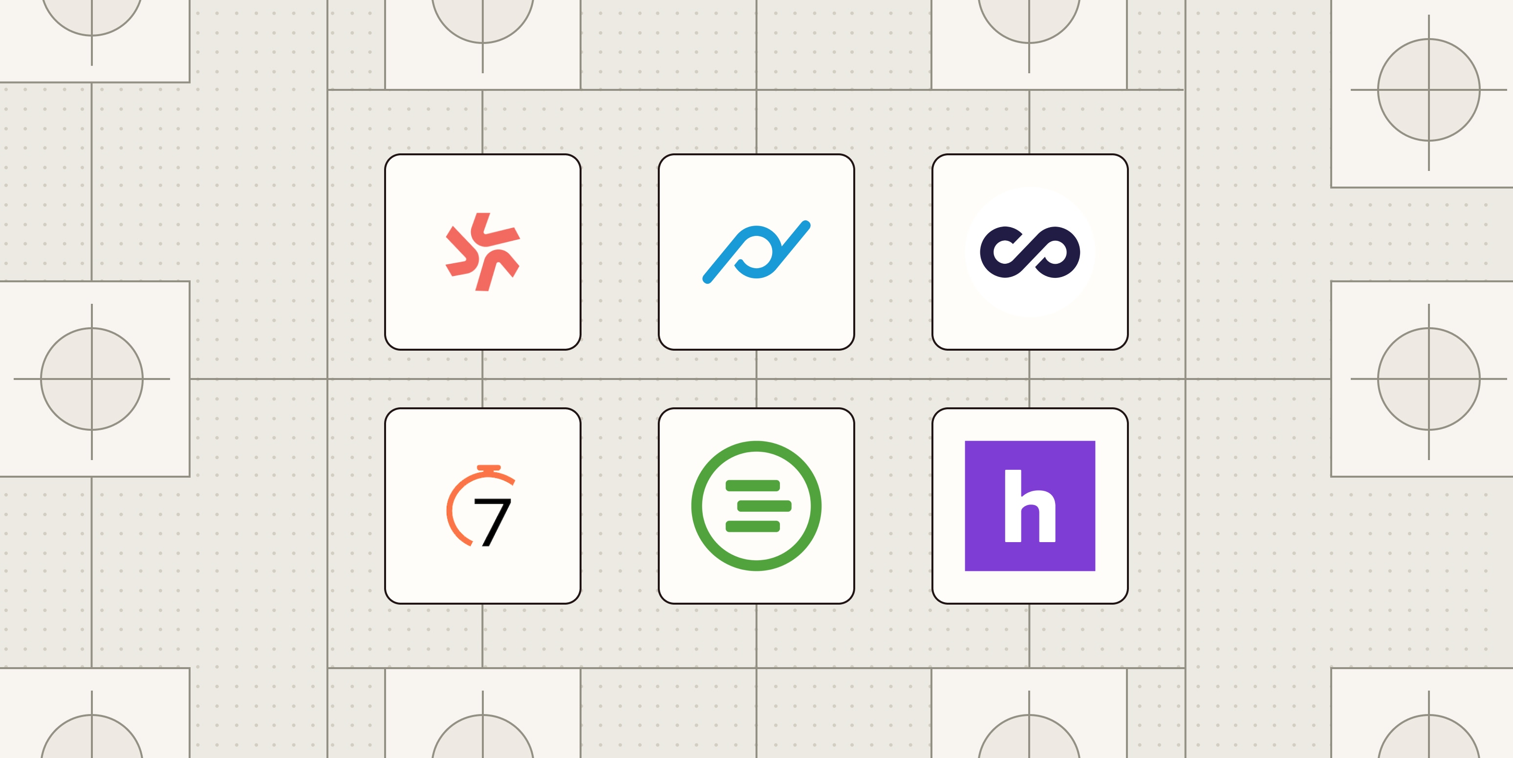 Hero image with the logos of the best employee scheduling software
