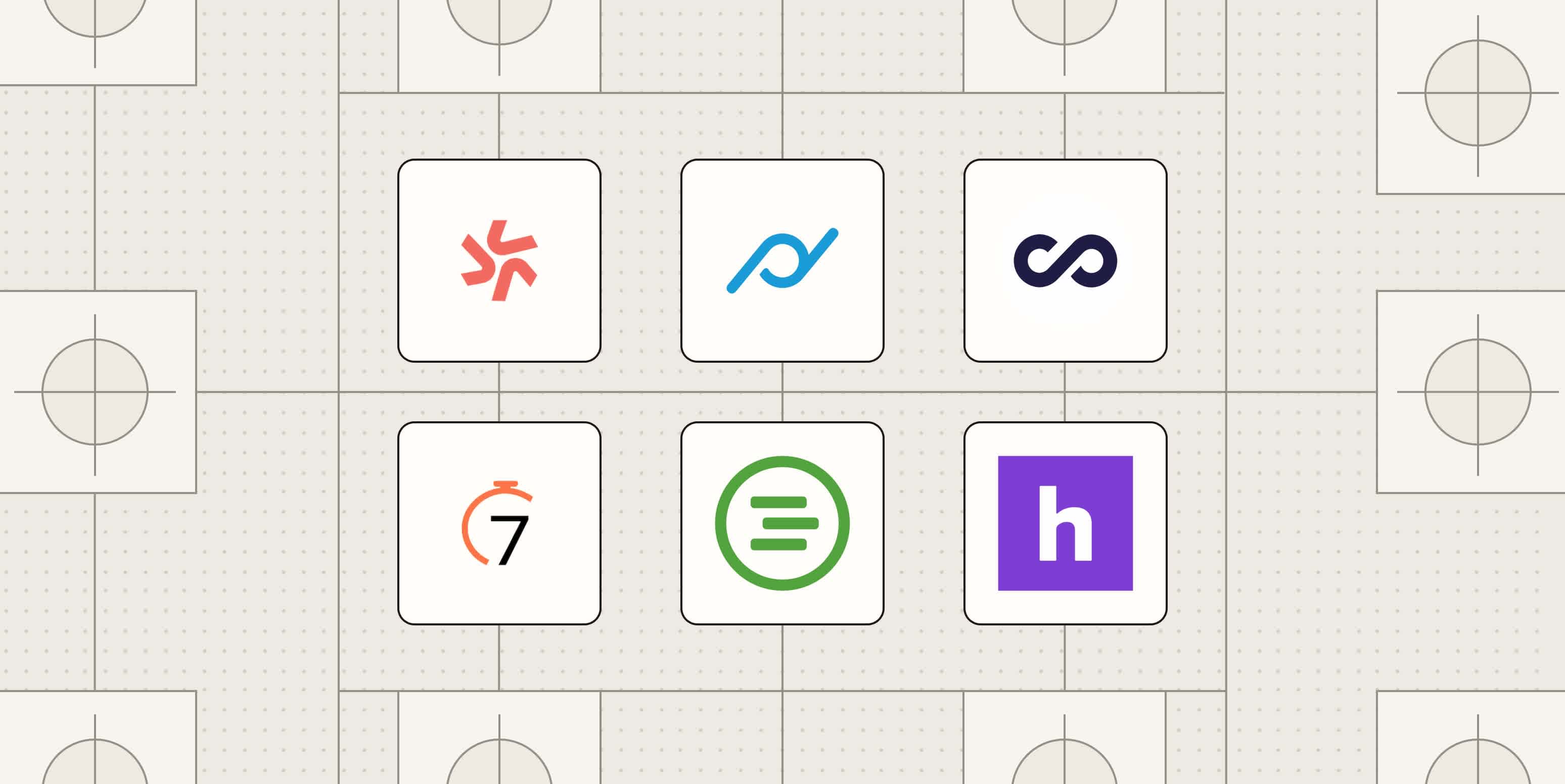 Hero image with the logos of the best employee scheduling software