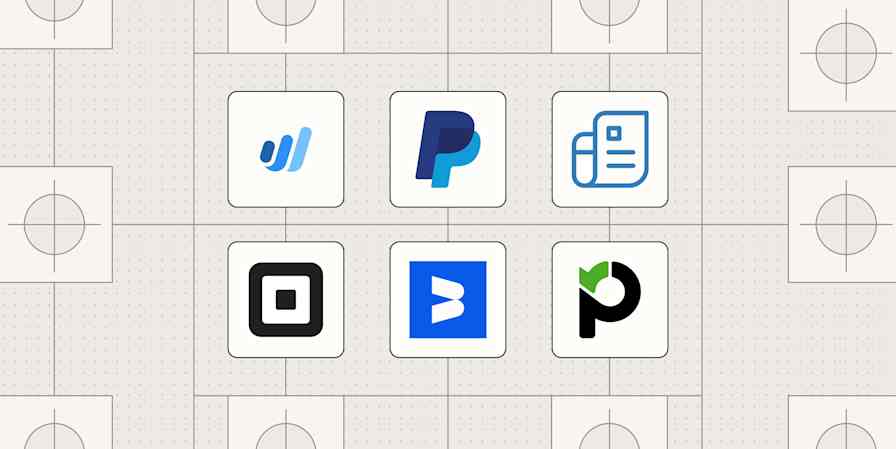 Hero image with logos of the best free invoice software