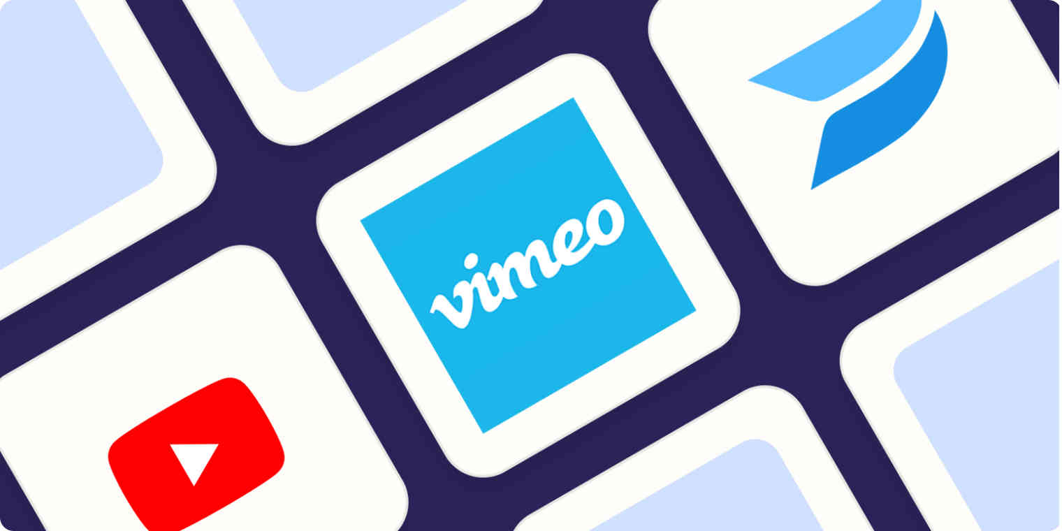 Hero image of logos of the best video hosting sites