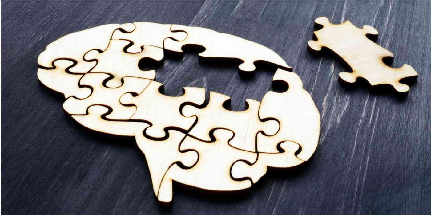 Brain-shaped puzzle which represents how to memorize things fast. 