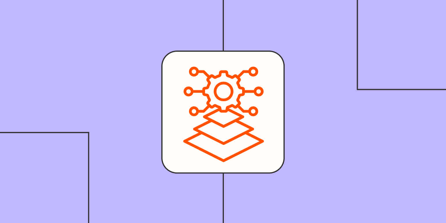 Hero image with an icon representing tool sprawl