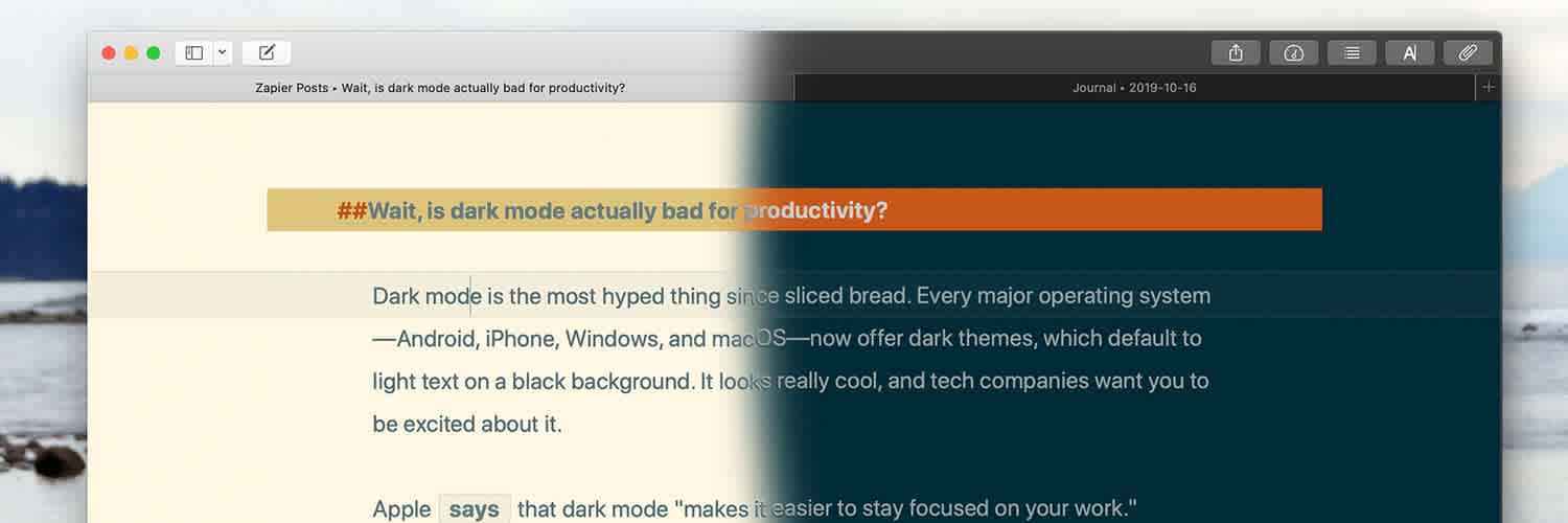 Wait Is Dark Mode Actually Bad For Productivity