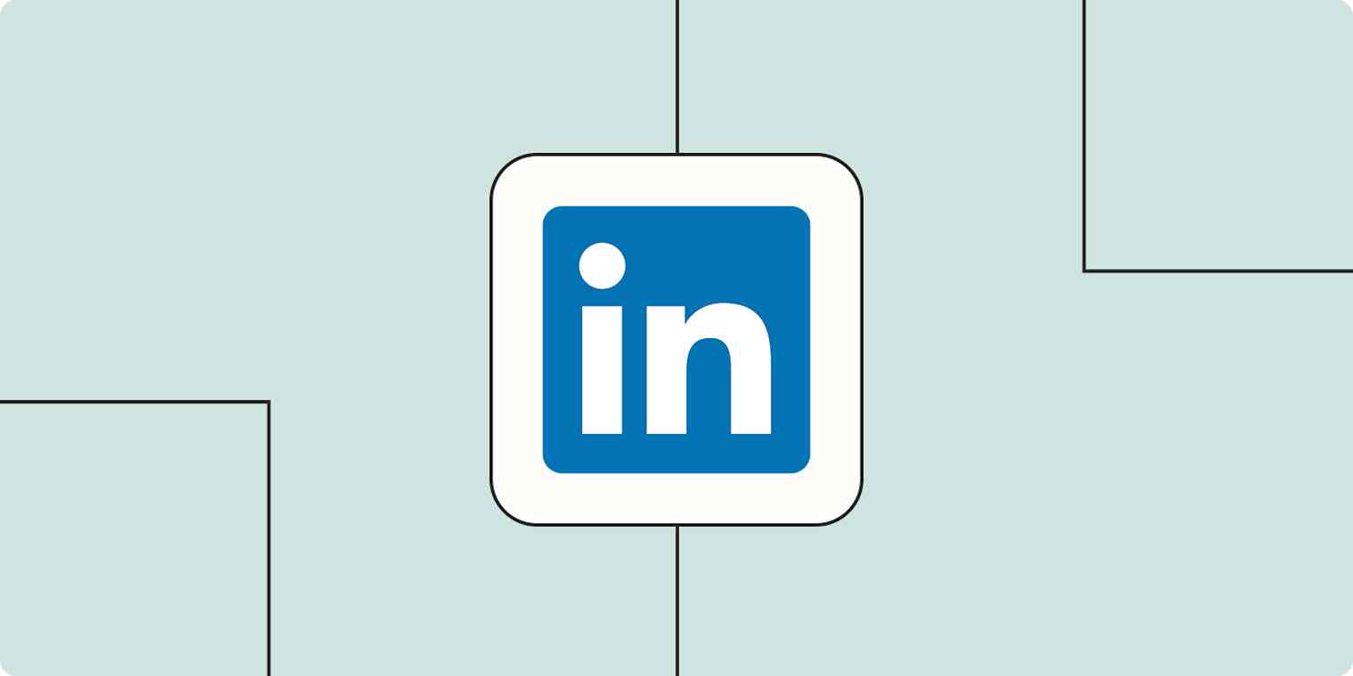 A hero image of the LinkedIn Ads hero app logo on a light blue background.