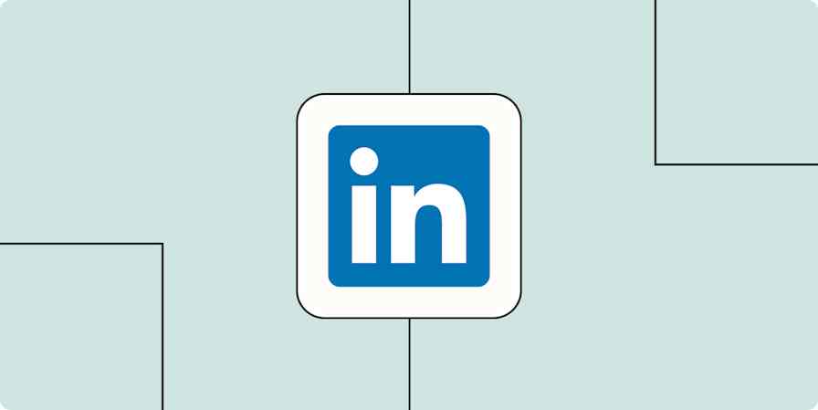 A hero image of the LinkedIn Ads hero app logo on a light blue background.