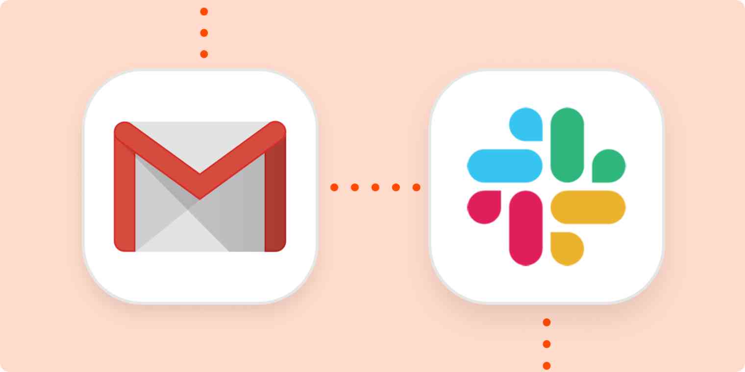 The logos for Gmail and Slack