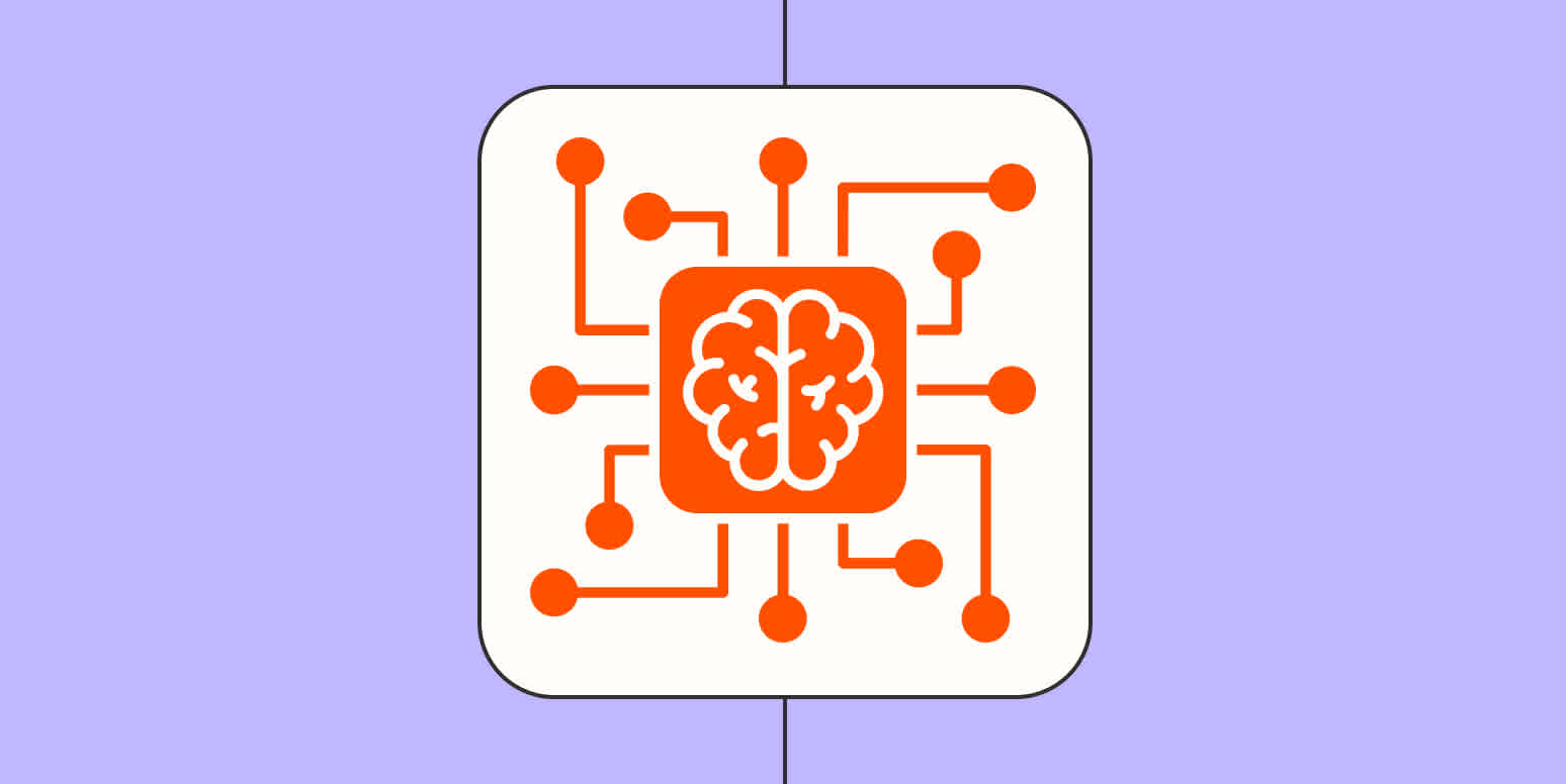 A hero image icon of an AI network