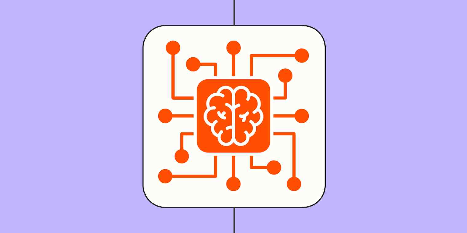 A hero image icon of an AI network