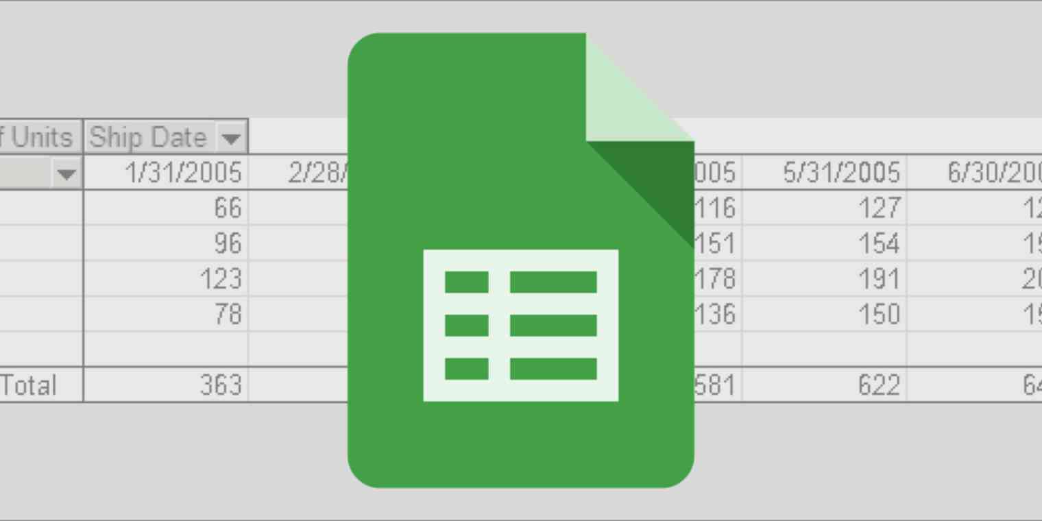 how to use pivot tables in google sheets