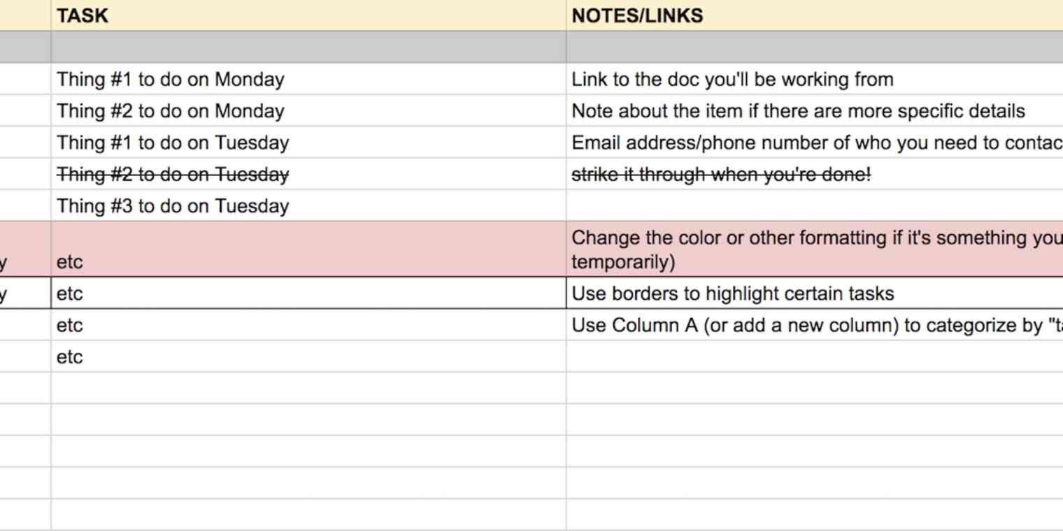 Why Google Sheets Should Be Your To-Do List In Google Docs Label Template