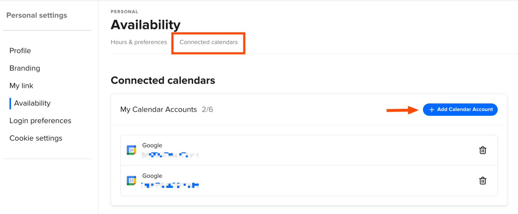 How to connect Calendly to other calendar apps.