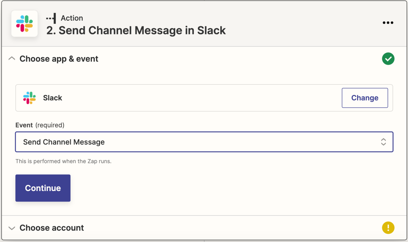 Send Slack messages for tasks in Salesforce | Zapier