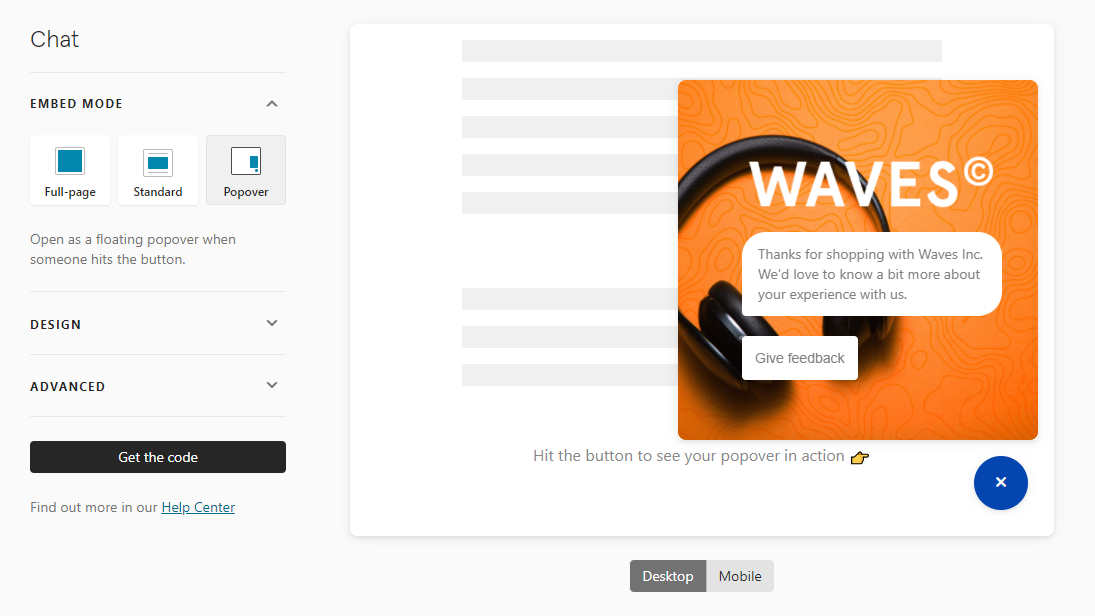 Screenshot of Typeform, our pick for the best online form builder for conversational data collection