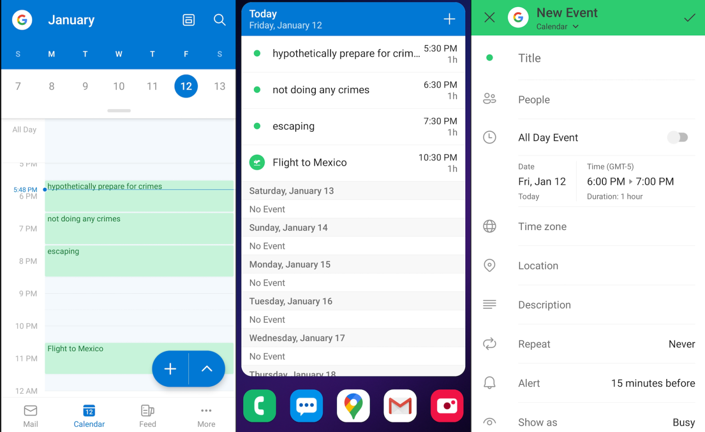 Microsoft Outlook for Android, our pick for the best Android calendar app for Exchange users and Microsoft loyalists