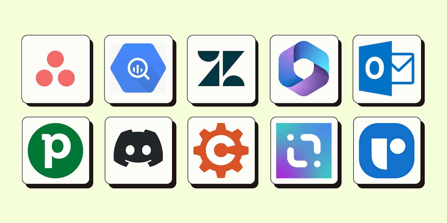 Hero of updated app integrations on Zapier.
