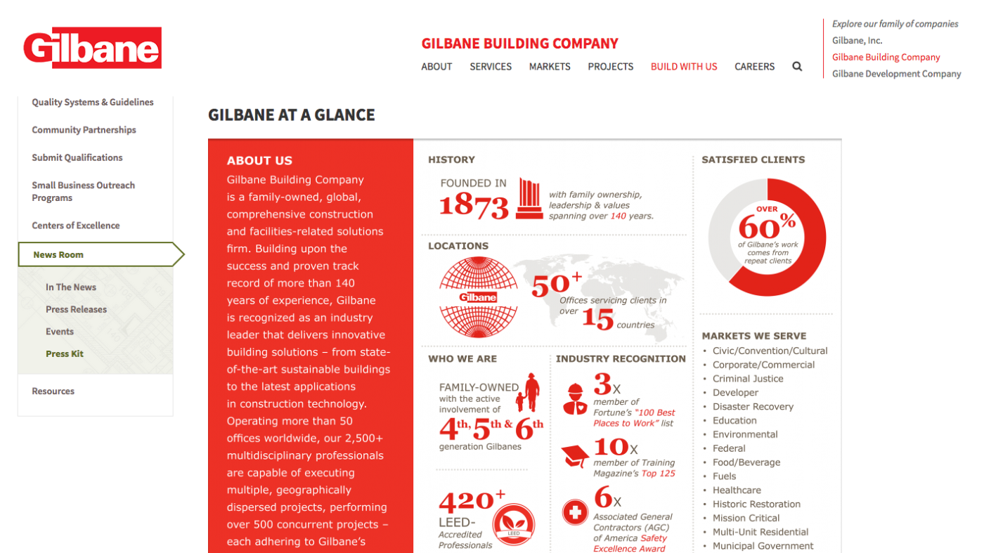Gilbane Building Company about