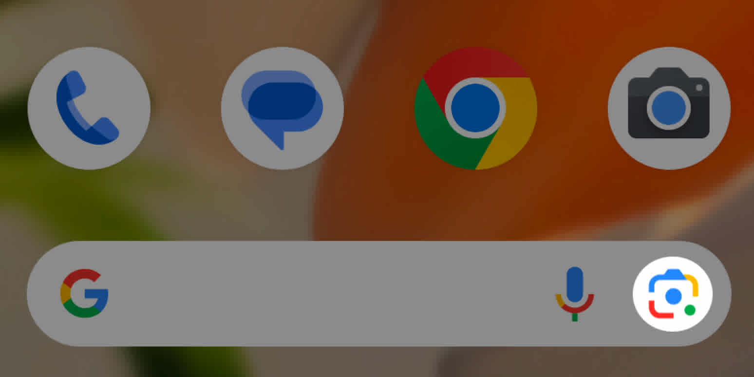 Hero image of the Android search bar