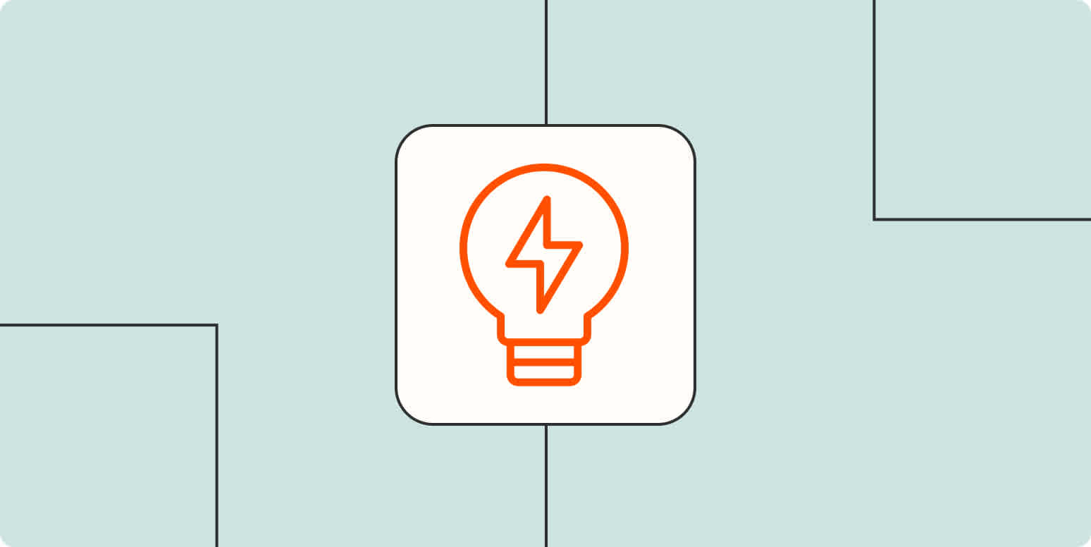 Hero image with a light bulb