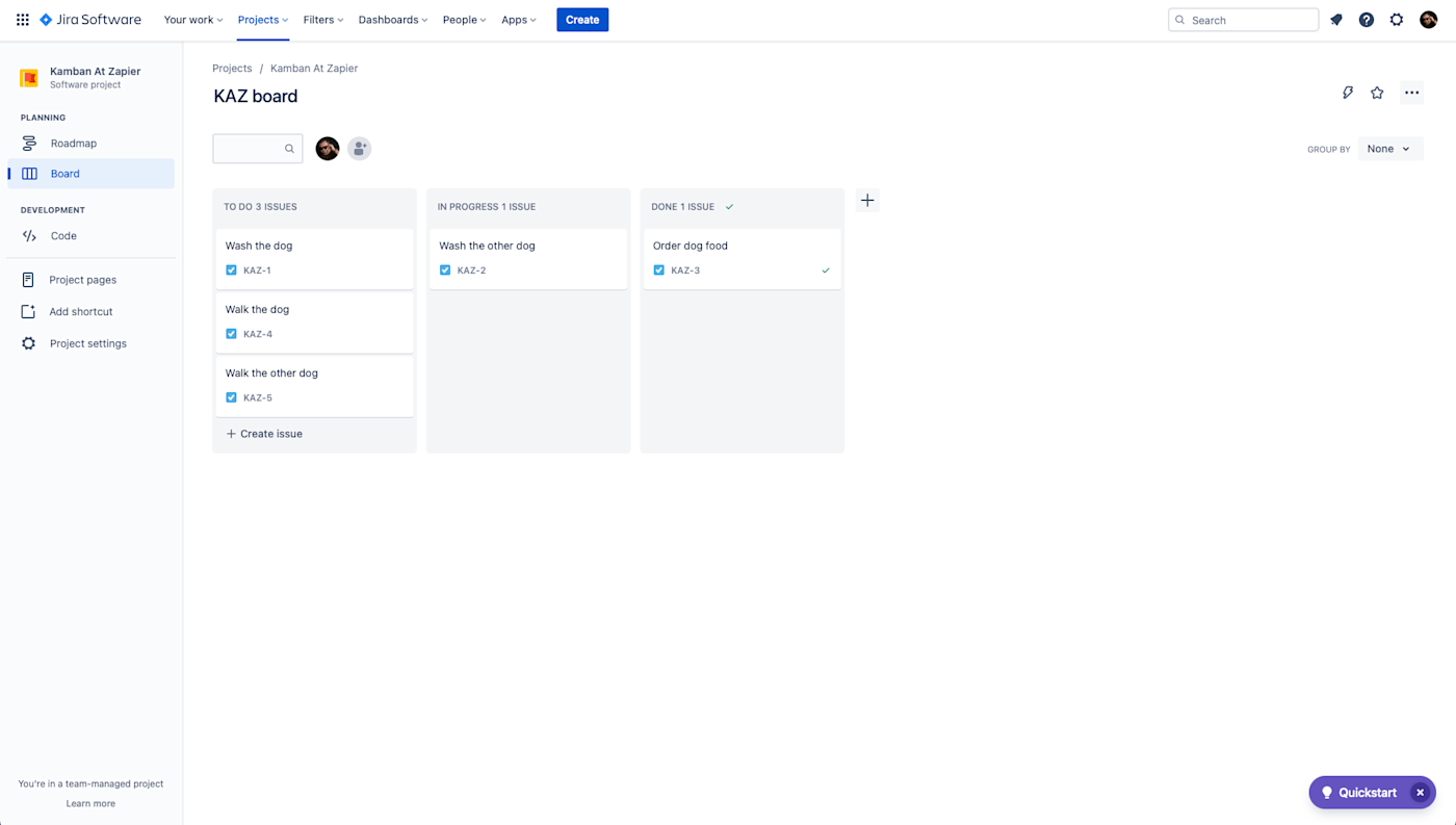 Jira's Kanban boards