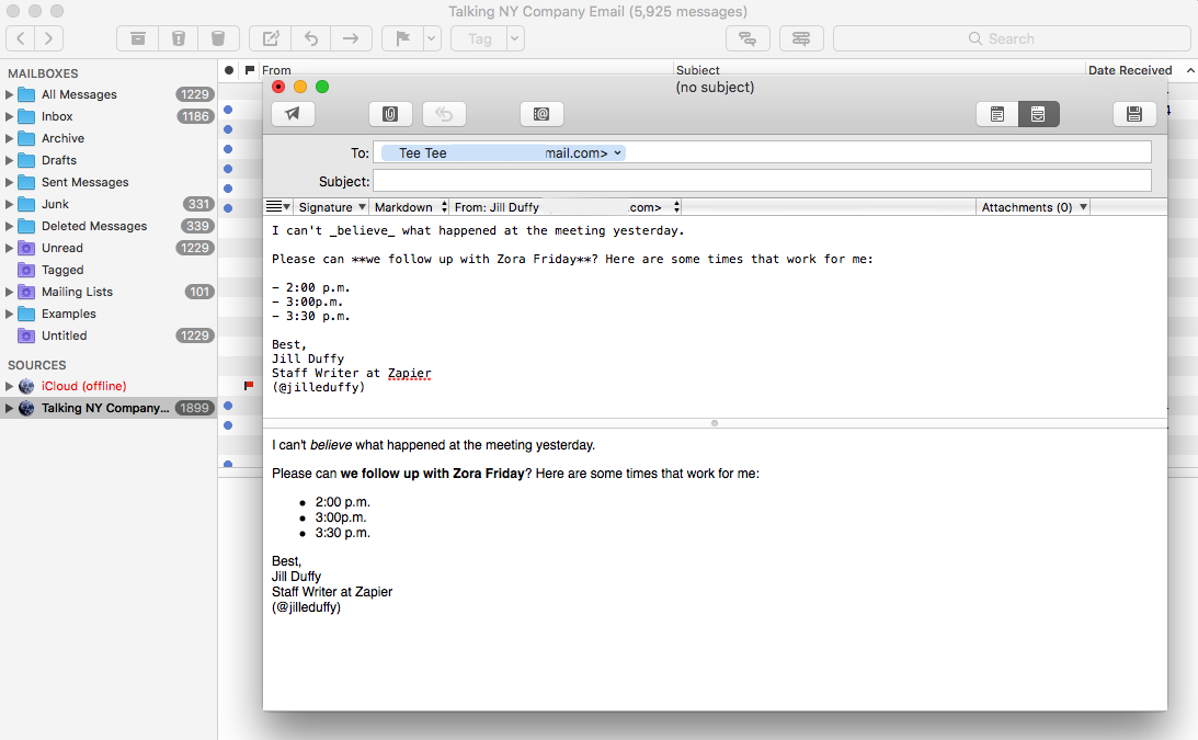 MailMate email app for Mac