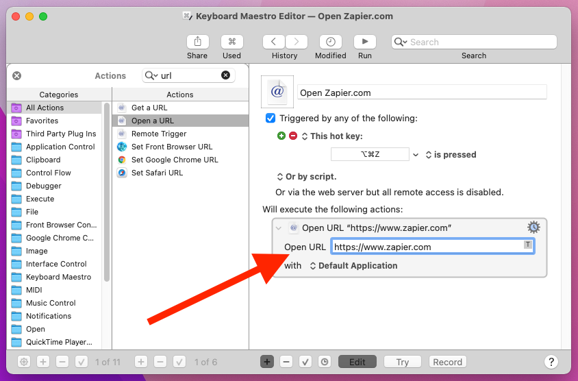 keyboard maestro shortcuts