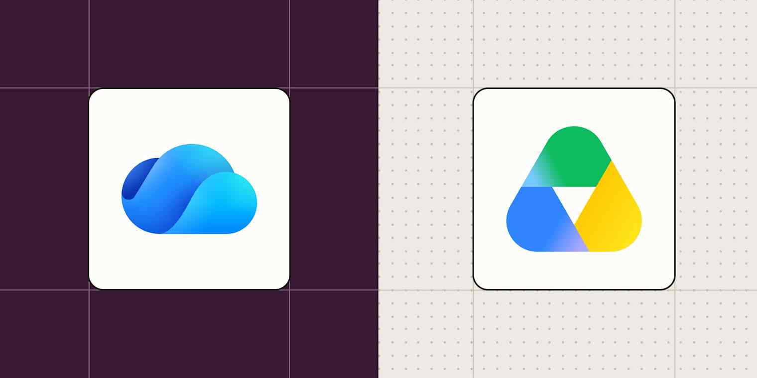 Hero image with the logos of One Drive and Google Drive