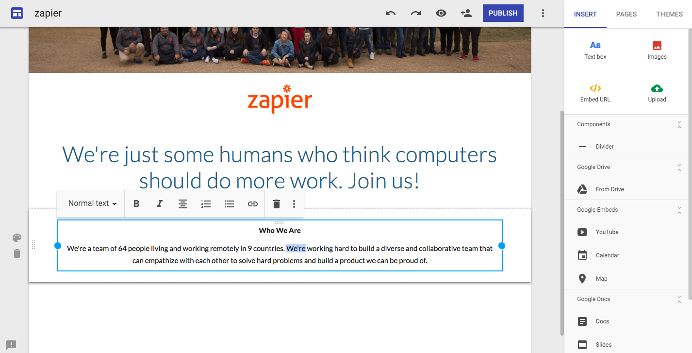 Google Sites