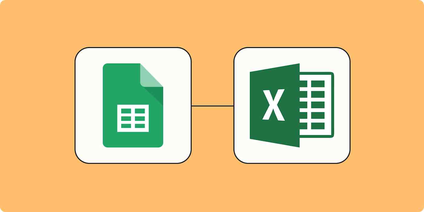 Hero image with the Google Sheets and Excel logos