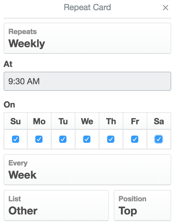 The Card Repeater Power-Up in Trello