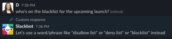 User asks who