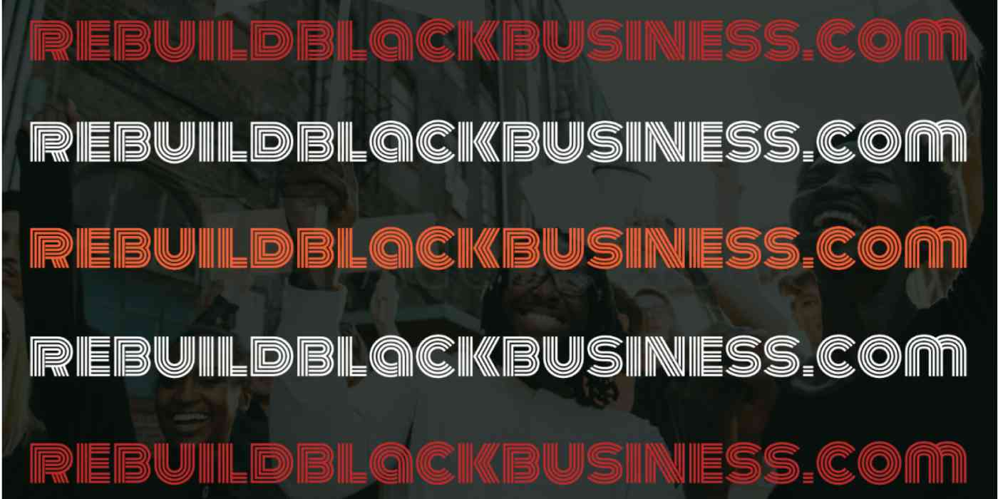 Hero image of the Rebuild Black Business logo