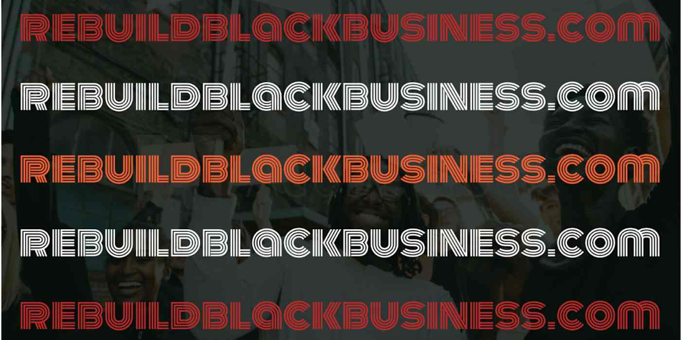 Hero image of the Rebuild Black Business logo