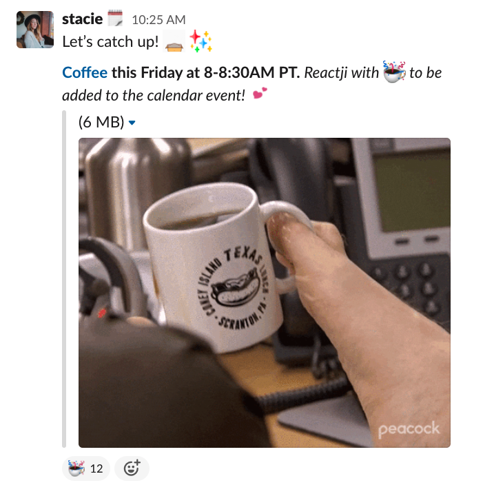 Let people invite themselves to your calendar events from Slack Zapier