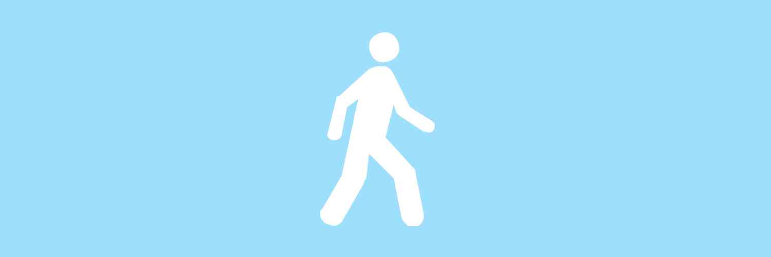 person walking white background no watermark