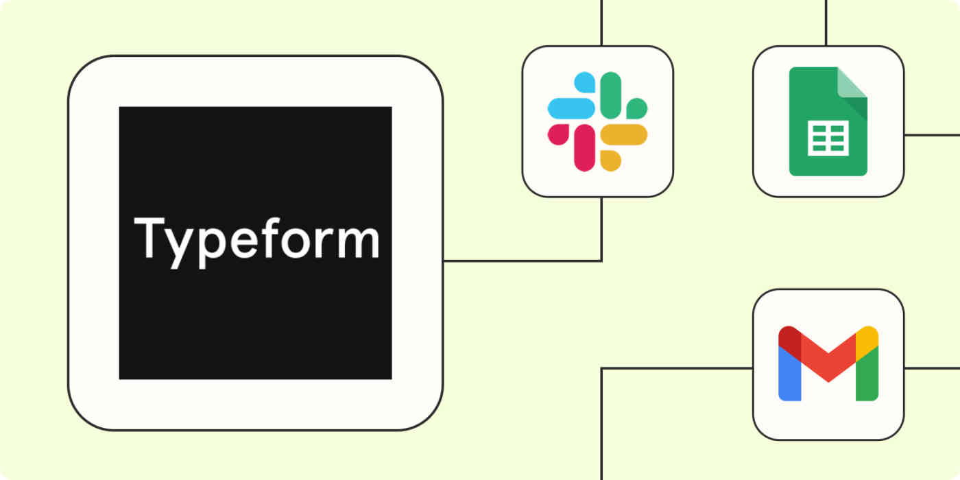 The logos for Typeform, HubSpot, WordPress, and Zendesk.