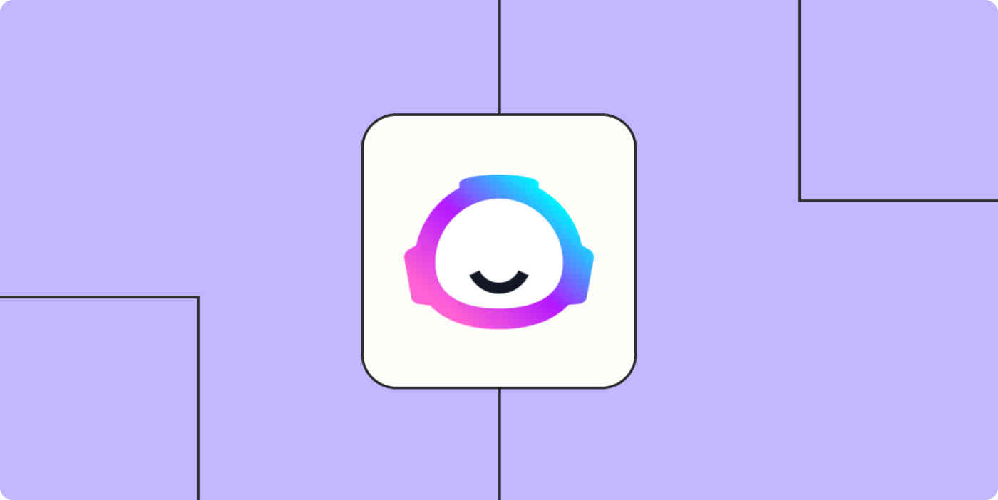 A hero image of the Jasper app logo connected to the Google Drive app logo on a light purple background.