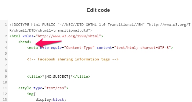head html document