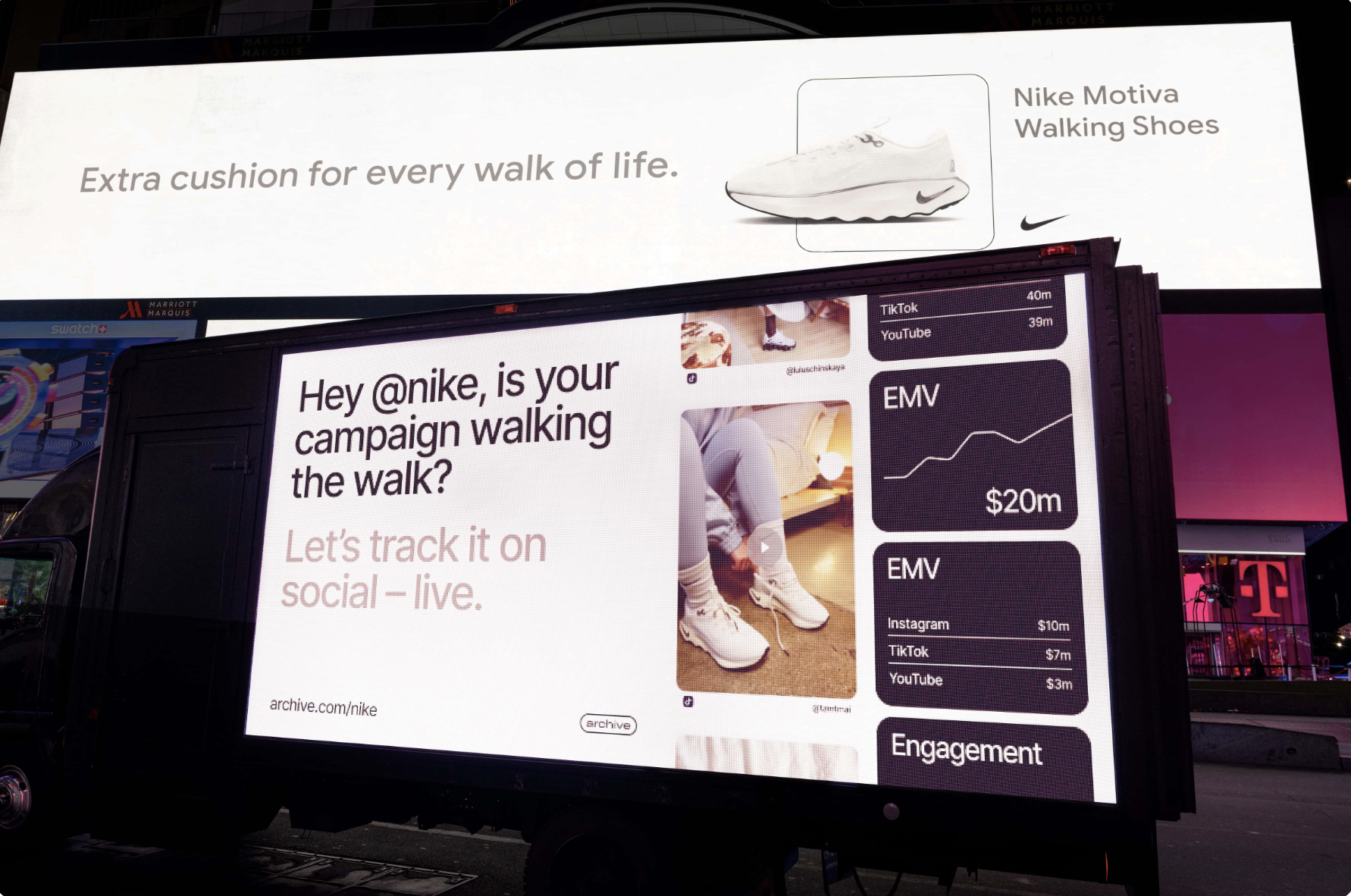 A marketing campaign example from Archive.