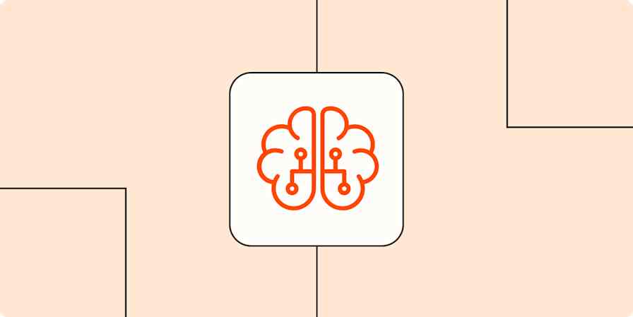 Hero image with an icon of a brain with various nodes