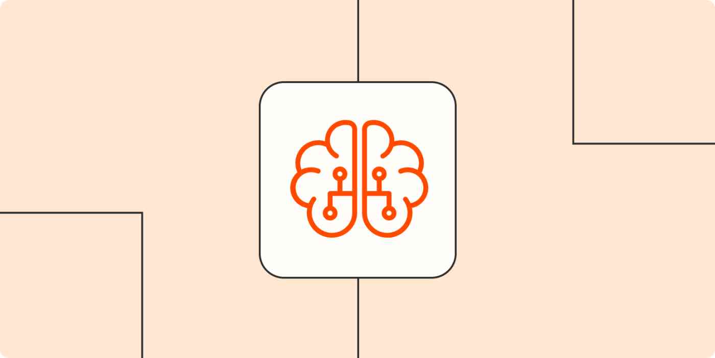 Hero image with an icon of a brain with various nodes