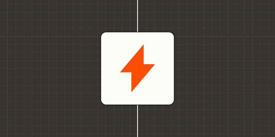 A hero image of a lightning bolt icon