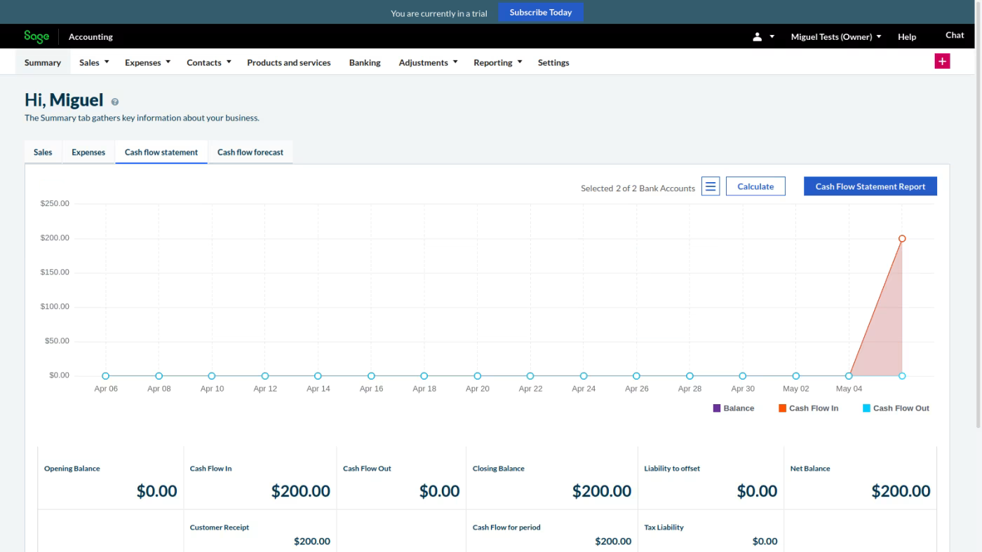 Sage Accounting, our pick for the best accounting software for in-depth reports