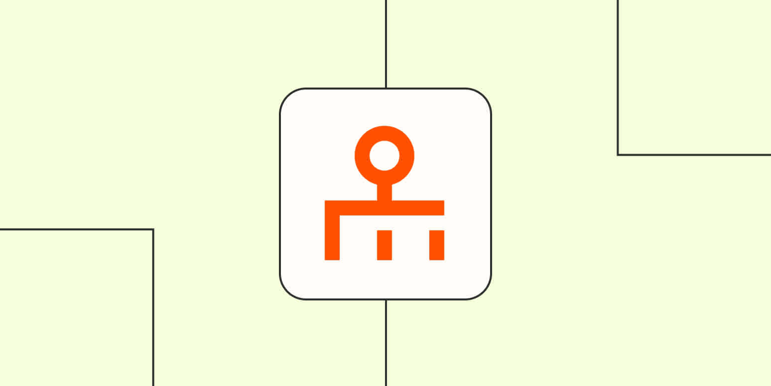 The logo for Lead Router against a lime green background