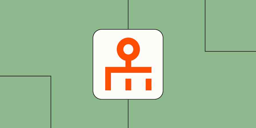 The logo for Lead Router against a green background