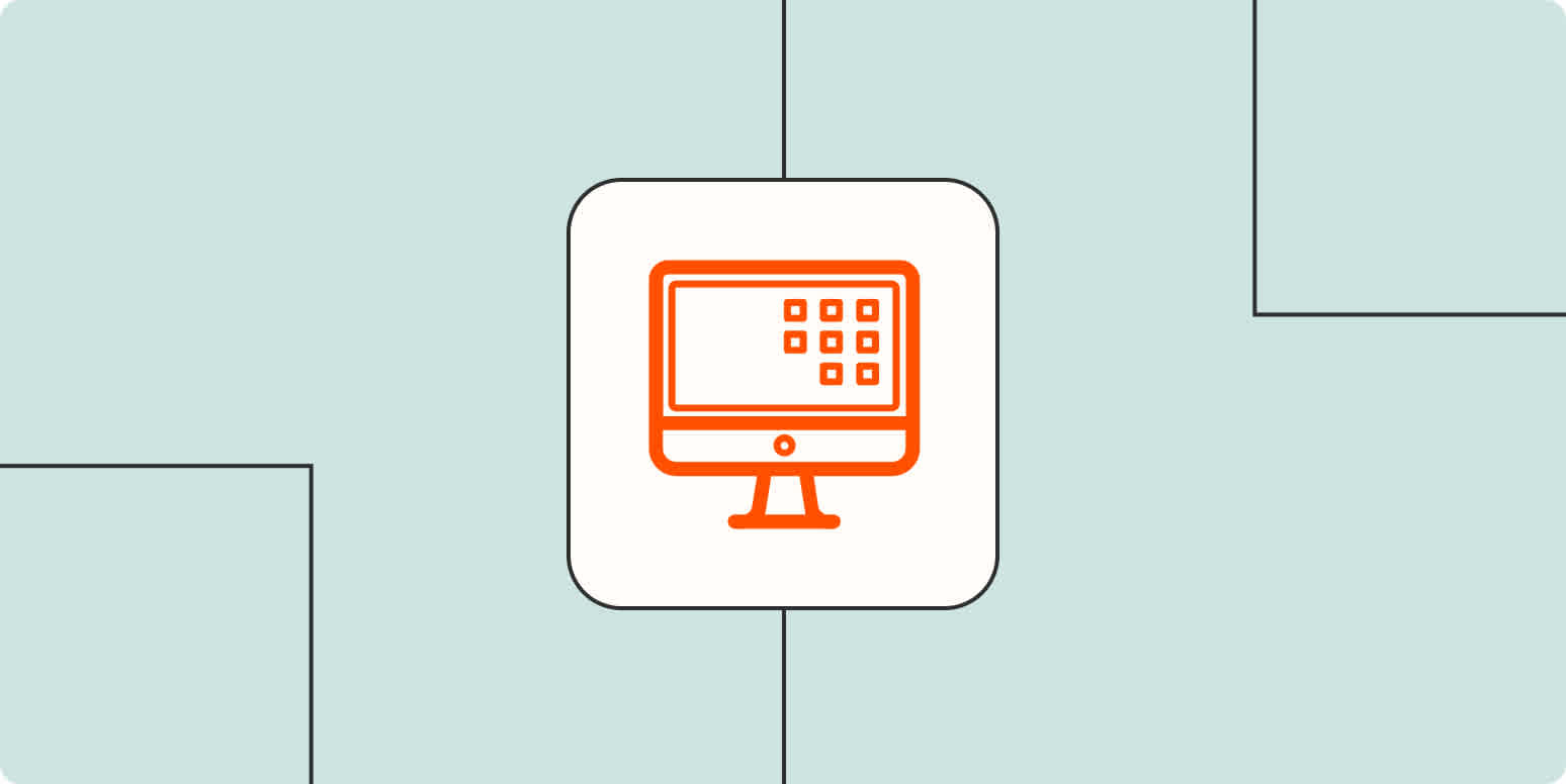 Hero image with an icon representing no-code