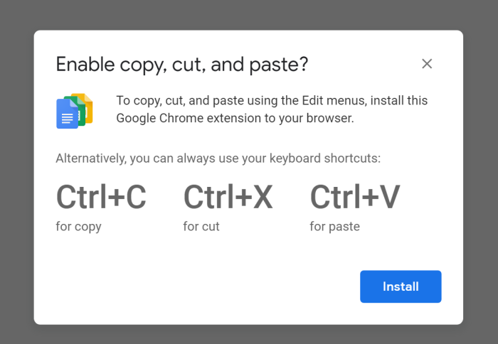 Why Can I Not Copy And Paste In Google Docs